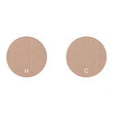 Meir Circular Wall Top Assemblies Champagne